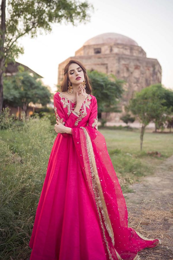 Hot Pink Formal Maxi - Image 3