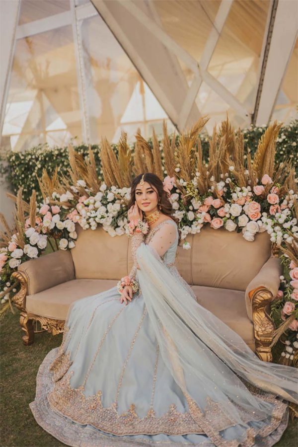 Laraib (Ice Blue Pishwas) - Image 4