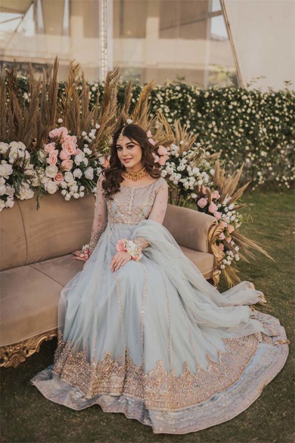 Laraib (Ice Blue Pishwas) - Image 5