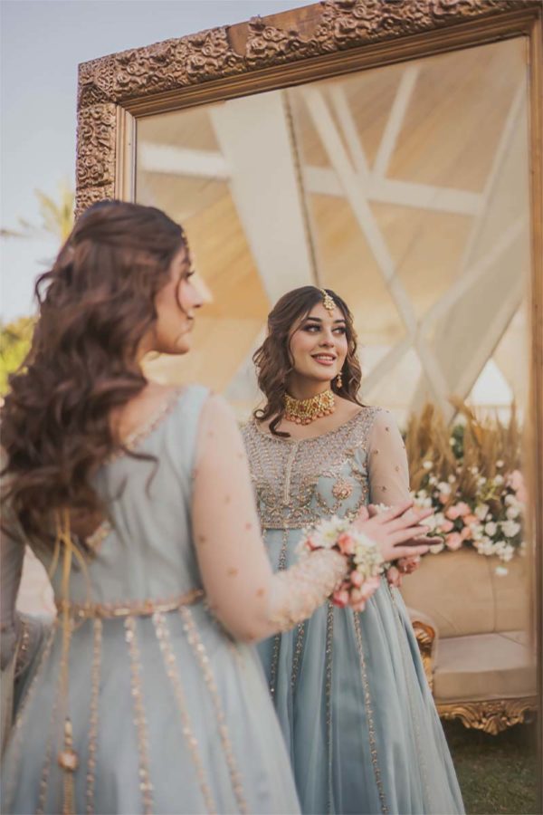 Laraib (Ice Blue Pishwas) - Image 6