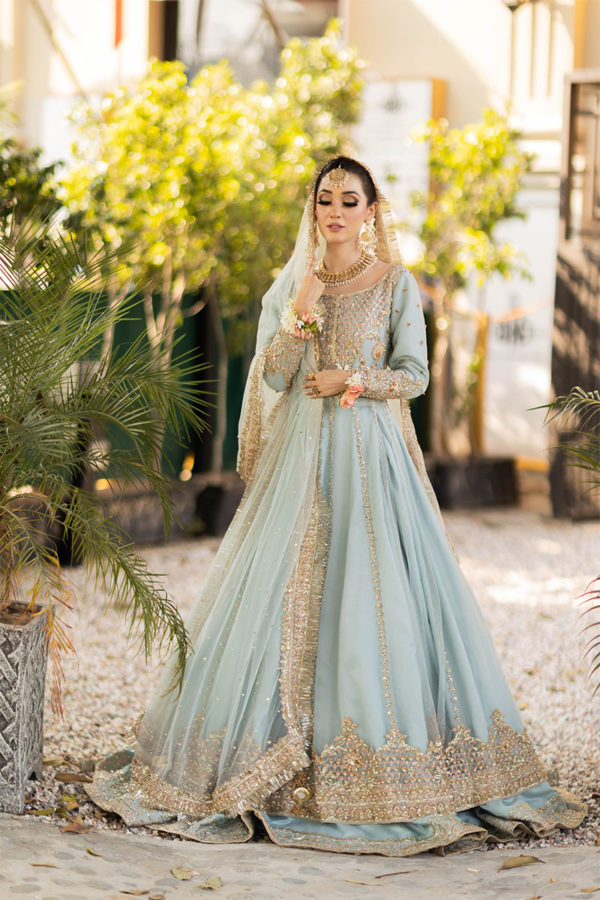 Laraib (Ice Blue Pishwas) - Image 8